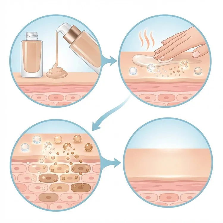 La science de la formule : des micropigments qui s’adaptent à la peau