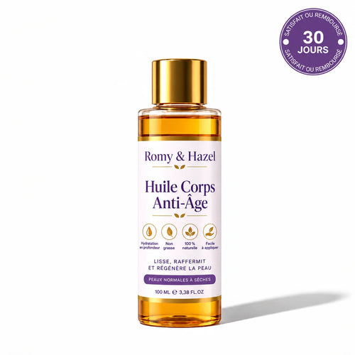 Huile corporelle anti-âge