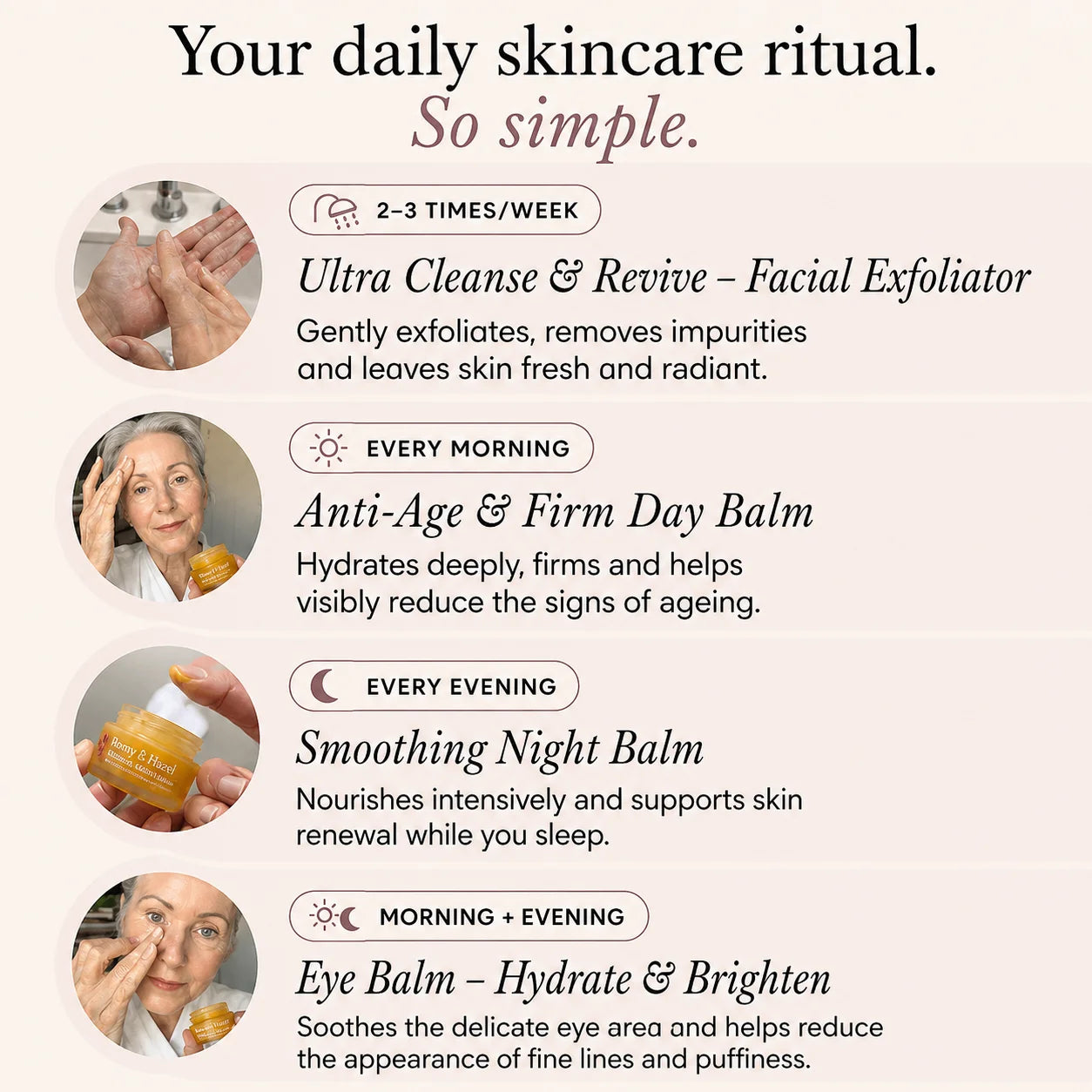 The Complete Romy & Hazel Skincare System for Mature Women