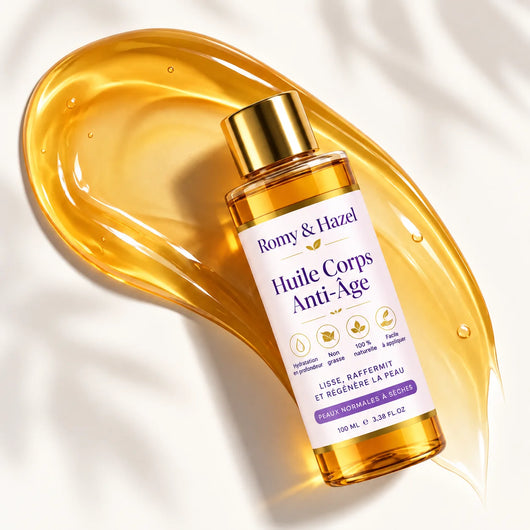 Huile corporelle anti-âge