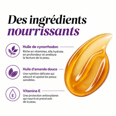 Huile corporelle anti-âge