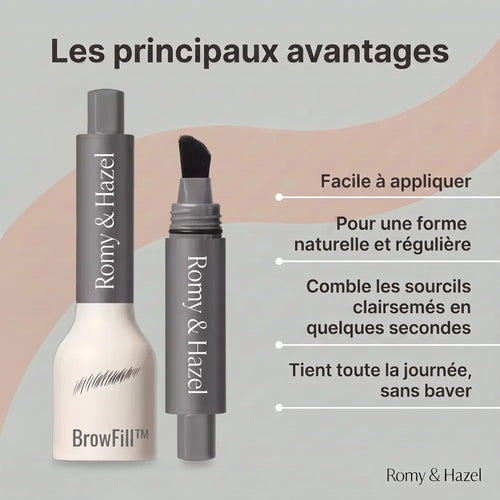 BrowFill™ – Des sourcils d’institut, sans payer l’institut