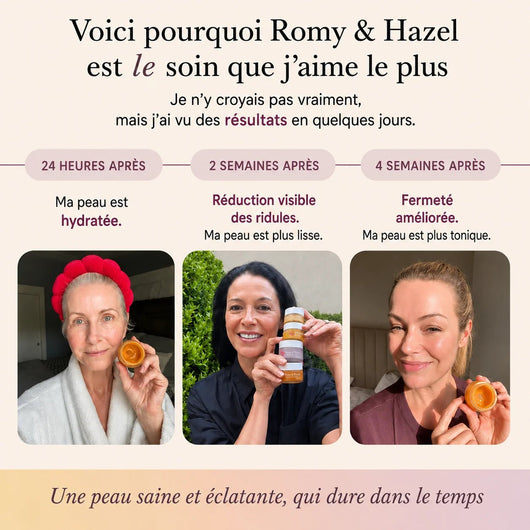 La routine complète de soins Romy & Hazel pour les femmes matures