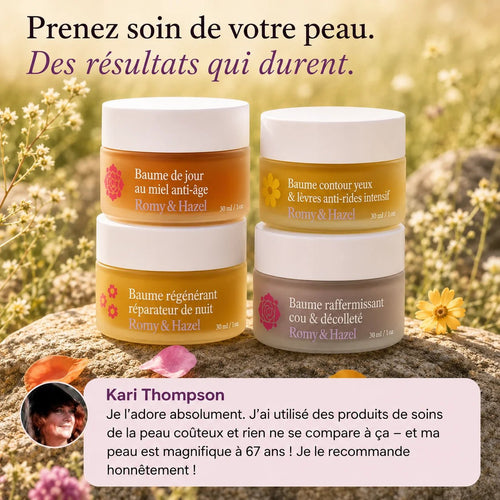 La routine complète de soins Romy & Hazel pour les femmes matures