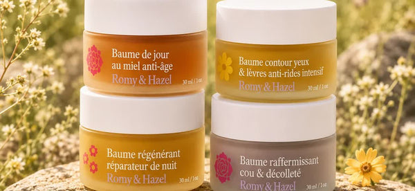 Les 4 baumes de la routine complète Romy & Hazel