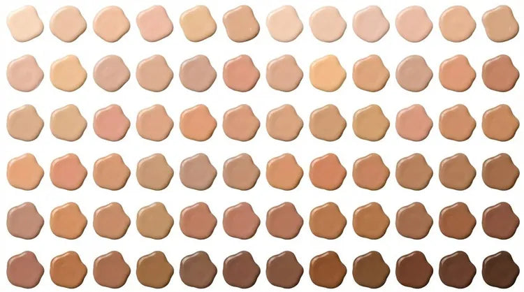 Le fond de teint s’adapte à différentes teintes de peau